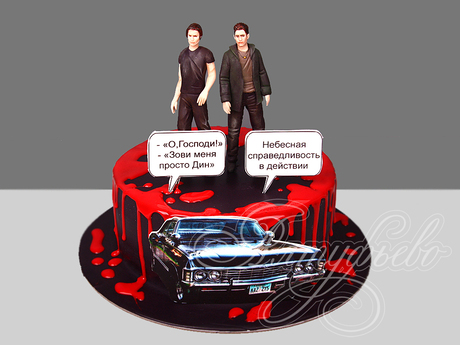 Торт с машиной Chevrolet Impala 1967