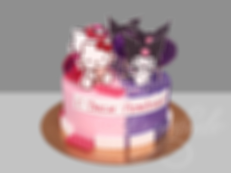 Торт Kitty и Kuromi