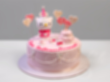 Торт Hello Kitty на 3 года
