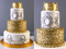 Торт с золотой короной и серебром
