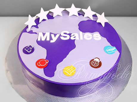Торт на корпоратив My Sales
