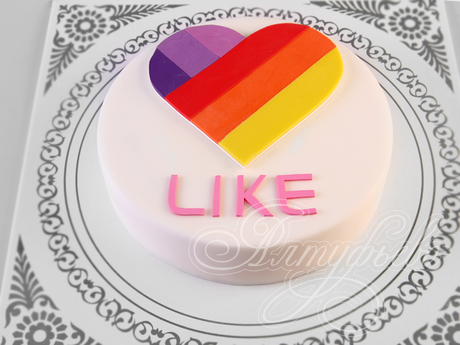 Торт Соцсети Like