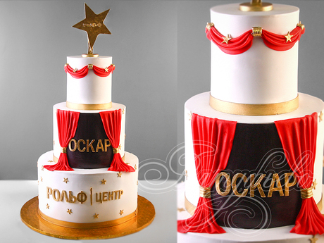Корпоративный торт в стиле кино