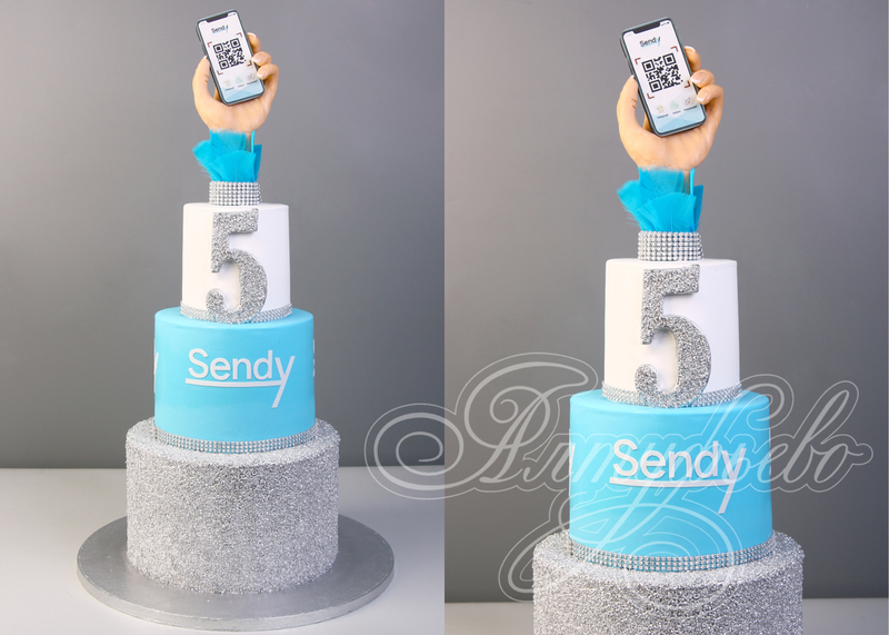 Корпоративный торт для Sendy