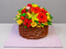 Торт "Корзина с осенними цветами"