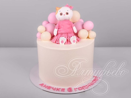 Торт с Кошечкой Ли-Ли на 6 лет