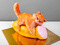 Торт "Рыжий кот на колбасе"