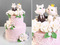Свадебный с розами и кошками
