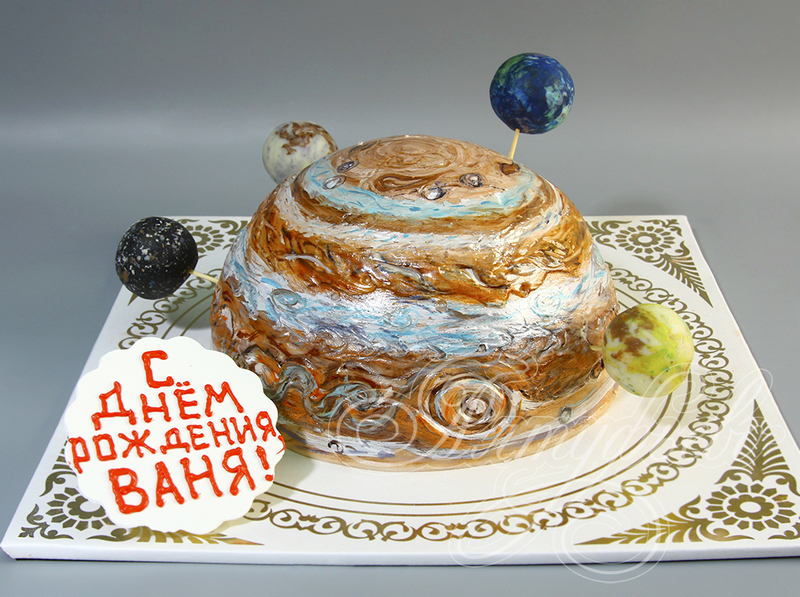 Торт космос и планеты