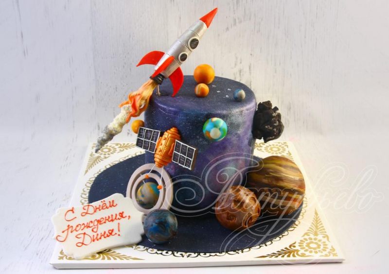 Торт космос и планеты 1204318