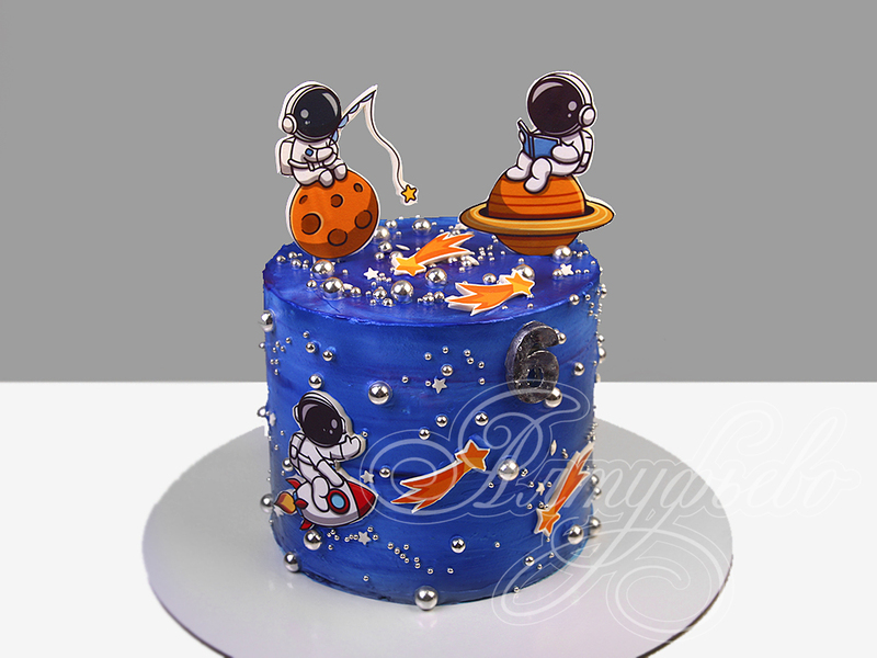 Торт в стиле Космос