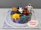 Торт с космонавтом, ракетой и планетами