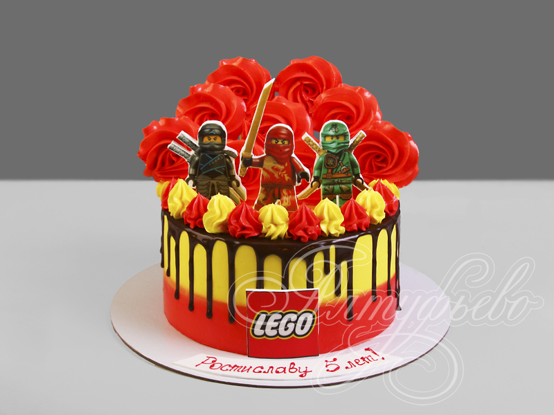 Торт Лего на 5 лет
