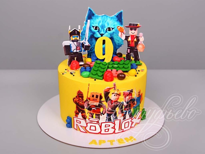 Торт Lego Roblox