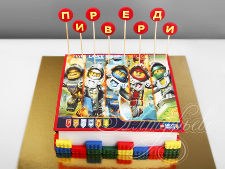 Торт LEGO Nexo Knights