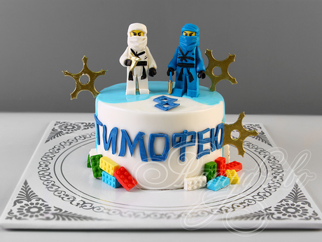 Торт lego ninjago
