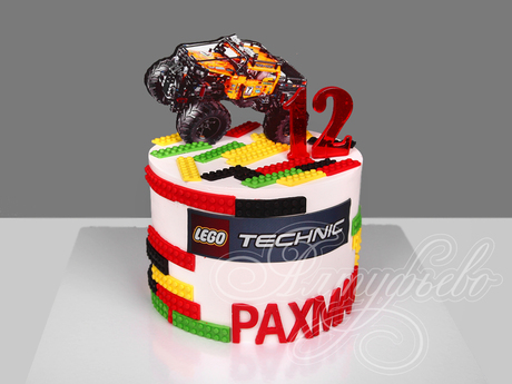 Торт LEGO Technic на 12 лет