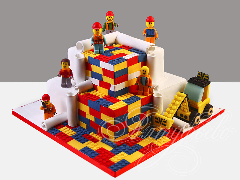 Торт LEGO City для мальчика 22092121