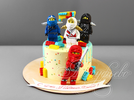 Торт Lego на 7 лет