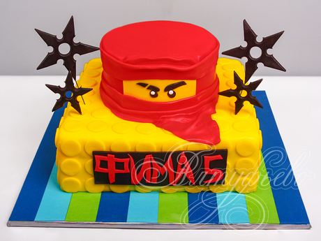 Торт LEGO ниндзяго для мальчика