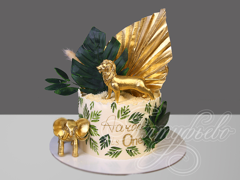 Торт Джунгли со львом и слоником 05113921