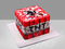 Торт Куб Minecraft для девочки