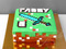 Торт Minecraft для мальчика