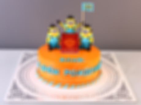 Торт на день рождения Миньон
