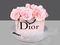Торт Сумочка Christian Dior с пионами