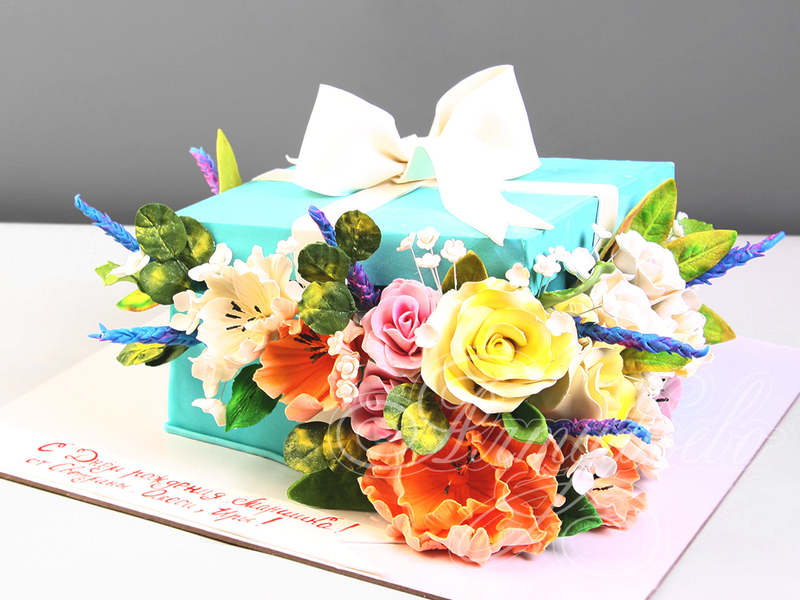 Торт Цветы и букеты 24063417