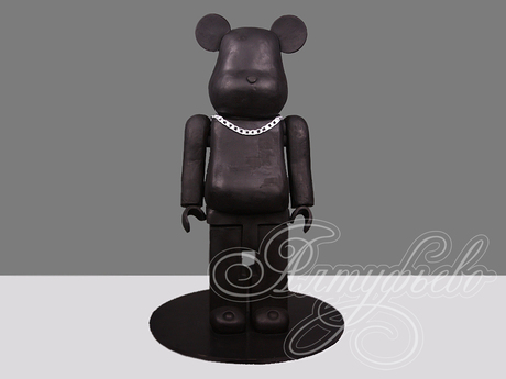3D торт Черный Bearbrick