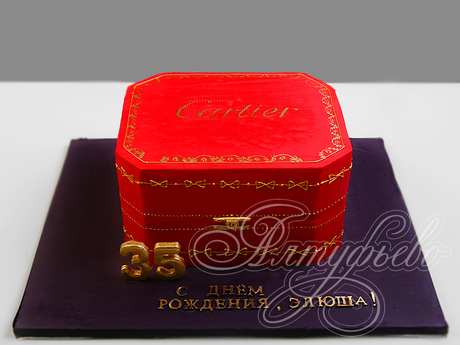 Торт Картье на 35 лет