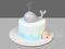 Торт для мальчика с китом
