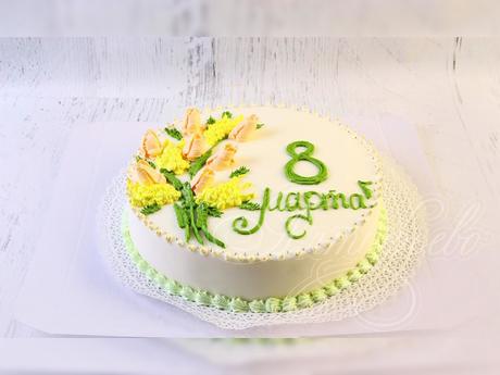 Торт на 8 Марта