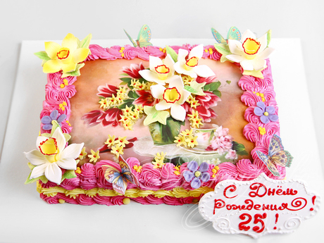 Торт Художнице на 25 лет