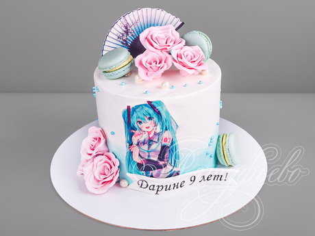 Торт Аниме для девочки