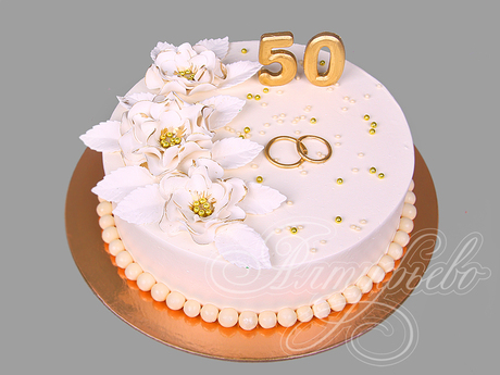Торт на годовщину свадьбы 50 лет
