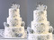 Зимний свадебный торт с шишками