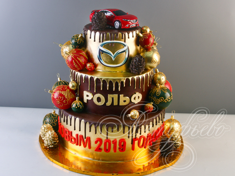 Торт на новогодний корпоратив