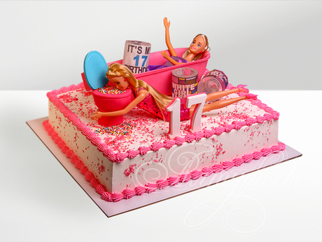 Прикольный торт на 17 лет
