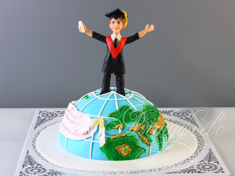 Торт Студент на Земном шаре