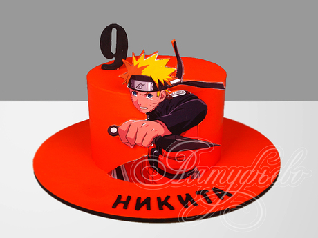 Торт Naruto на 9 лет