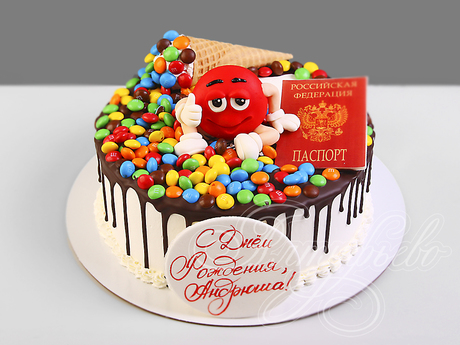 Торт из M&M’s и Kitkat Для основы - Вкуснейшие рецепты | Facebook