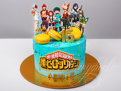Торт аниме "Hero Academia"