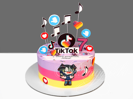 Торт TikTok подростку