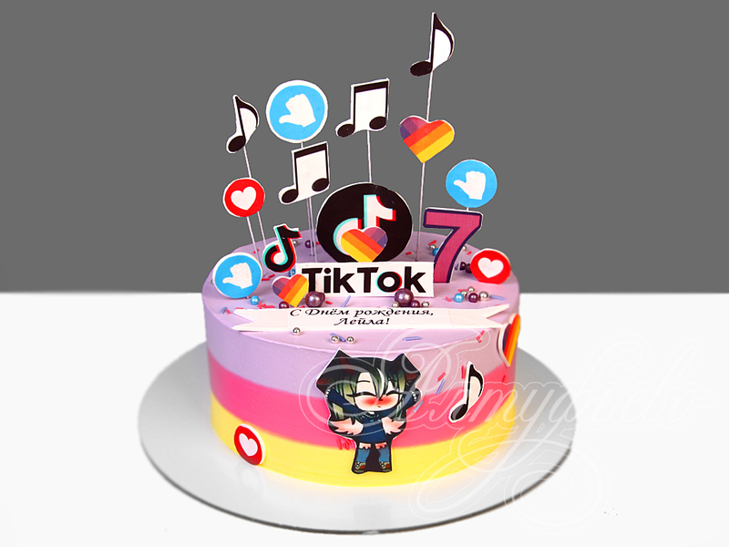 Торт TikTok подростку 08093121