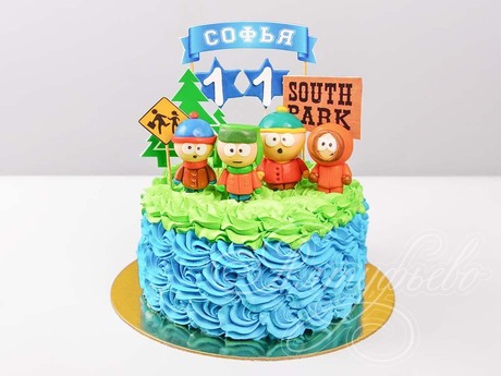 Торт South Park на 11 лет