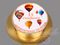 Торт с воздушными шарами на 15 лет