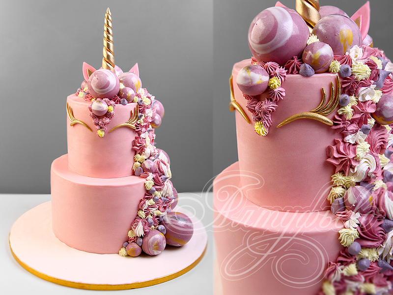 Торт Розовый Единорог