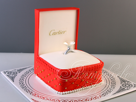 Торт Кольцо Cartier для любимой
